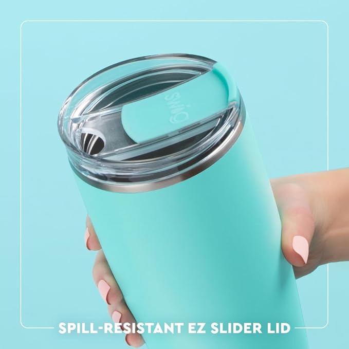 Swig Life 22oz Insulated Tumbler, Travel Coffee Tumbler with Lid, Cup Holder Friendly Travel Coffee Mug, Stainless Steel, 22 oz Tumblers, Reusable Insulated Mug with Lid (Funky Chicken)