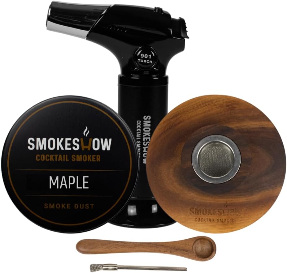 Bundle with Kitchen Torch, One Flavors of Wood Chips Maple (No Butane Included)