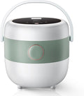 Bear Rice Cooker 3 Cups (Uncooked), 3D Heating and Fuzzy Logic, Healthy Nonstick Small Rice Cooker, PFAS-Free, Touch-Screen, for White/Brown Rice Quinoa Oatmeal Soup