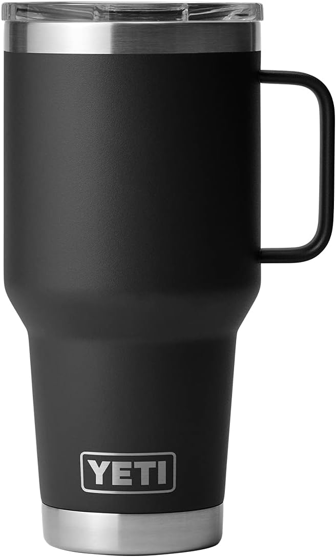 YETI Rambler 30 oz Travel Mug, Stainless Steel, Vacuum Insulated with Stronghold Lid