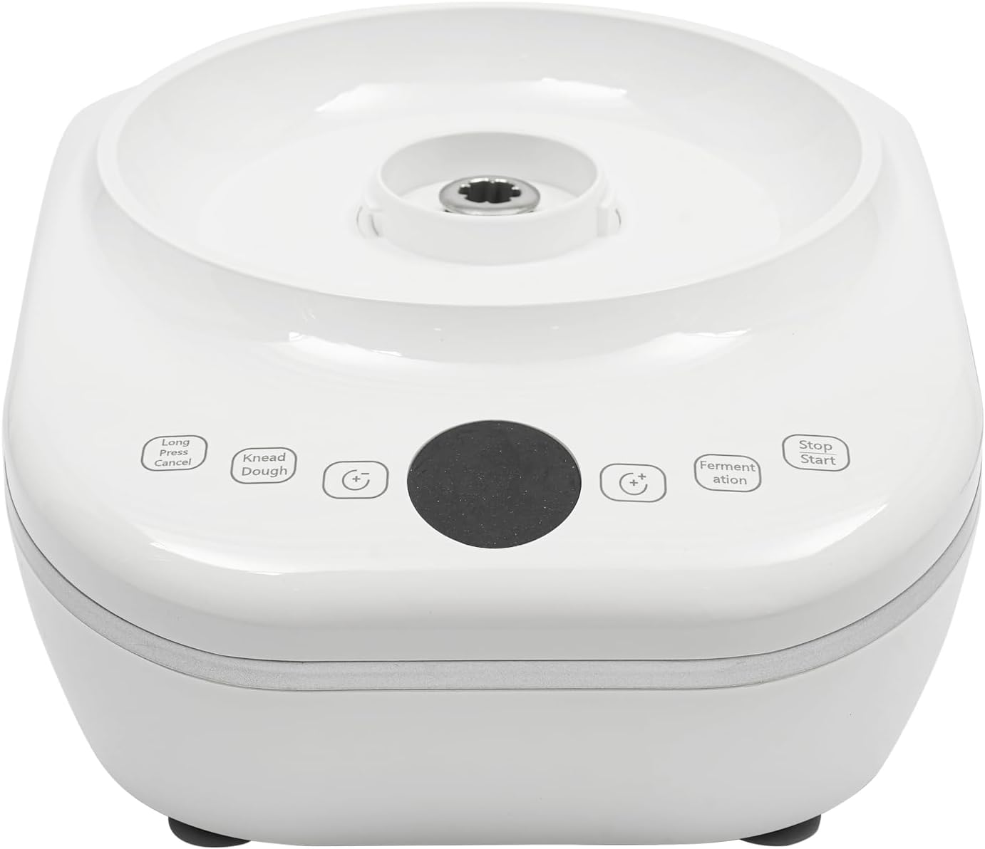 Electric Dough Maker with Ferment Function, 5L/ 4.5Qt 200W 304 Stainless Steel Dough Mixer Machine, Commercial Bread Mixer for Roti Bread Pizza Baking Dumpling Dough & Sourdough(White)