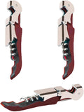 Professional Waiter Corkscrew Wine Openers Set, Heavy Duty Stainless Steel Hinges Wine Key for Restaurant Waiters, Sommelier, Bartenders