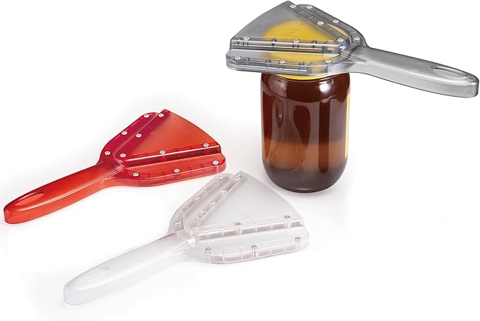 Jar Opener for Weak Hand & Seniors with Arthritis,Easy Twist Off Bottle Caps,Patent | Unique Kitchen Gadgets, Christmas Gifts for Elderly/Women/Men (Transparent)