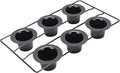 HEEPDD 6 Cup Popover Pans, Popover Pans Heavyweight Carbon Steel Bakeware Easy to Pan for Pudding Muffins Popovers Baking 6 Cup, Deep Non Stick Sturdy loaf pan