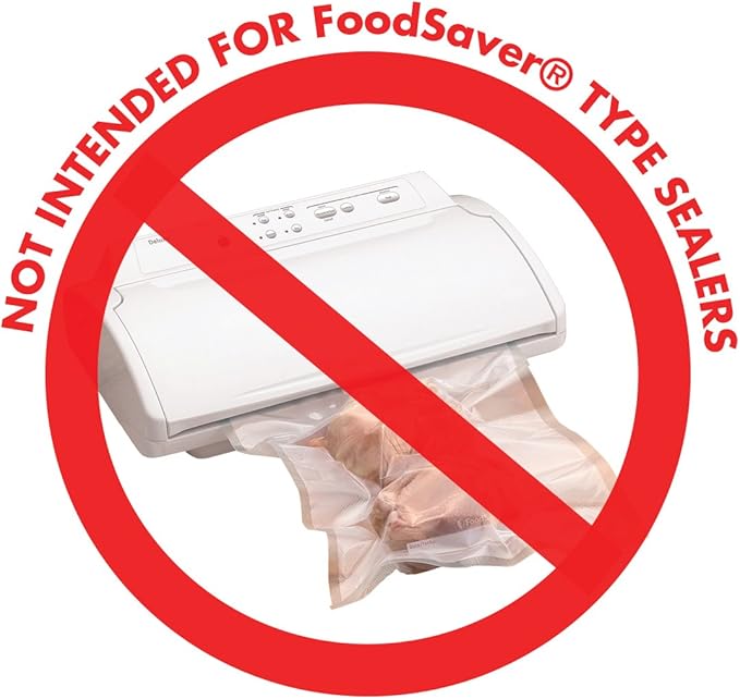 UltraSource - Chamber Machine Pouches 3 Mil Thickness, 8" x 12", Pack of 1000 Vacuum Chamber Pouches, BPA-Free Pre-Cut Chamber Vacuum Sealer Bags with tear notch
