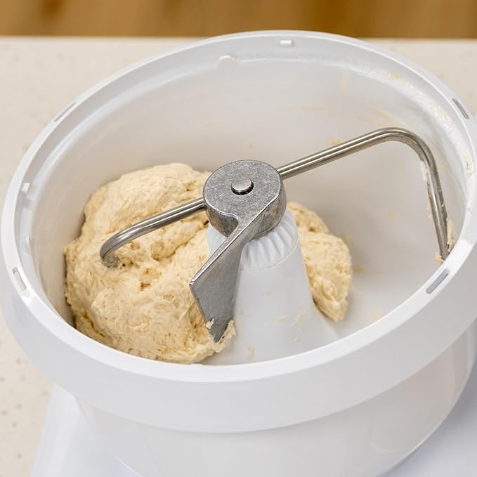 Bosch Universal Plus Stand Mixer 500 Watt, 6.5 Quarts with Wire Whips, Dough Hook & NutriMill Dough Hook Extender Bundle