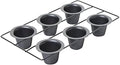 Chicago Metallic 6-Cup Popover Pan, Heavyweight Aluminized Steel with Nonstick Coating, Ideal for Yorkshire Pudding, Muffins, and Popovers