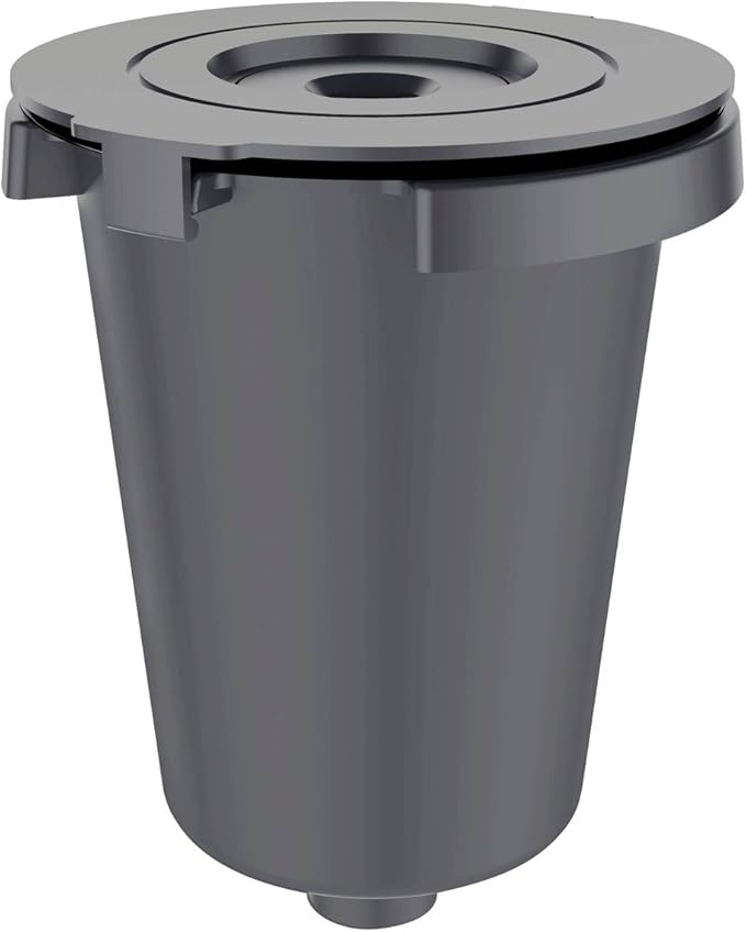Cuisinart SS-RFC HomeBarista Reusable Filter Cup – Brew Coffee or Tea and Drop Wasteful Plastic from Single-Serve Pods with Sustainable Coffee Accessories, Gray