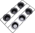 AUNMAS Carbon Steel Popover Pan, 6 Cavity Deep Nonstick Pudding Popover Muffin Cupcake Pan Bakeware for Home Cake Shop Oven Baking