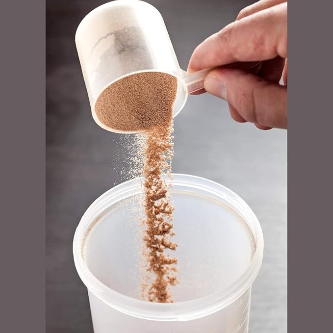 Plastic Measuring Scoop, (55 cc | 55 mL) Long Handle Spoons for Powders, Granules, Coffee, Pet Food, Baking Supplies, Protein and Other Dry Goods, BPA Free (Set of 1)