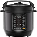 NEWBULIG 16-in-1 Electric Pressure Cooker, 6QT Multi Cooker with 12 Presets, Slow Cook Rice Steamer Sauté Soup Meat Stew Canning Yogurt Maker, Ceramic Inner Pot & Recipe Book Included, Black