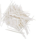 100 Count 5 INCH White Paper Lollipop Sticks,Cake Pop Sticks,Sucker Sticks for Cookies,Rainbow Candy,Chocolate,Cake Topper(Dia 4mm)
