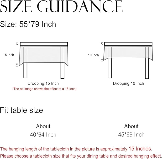 ISAENNE Designer Grayish Green Linen Rectangular Tablecloth,Floral Stain Resistant Table Cloth,Fall Vintage Decor Tablecloths for Dining Thanksgiving Kitchen Party,55"*79"-Andrew A