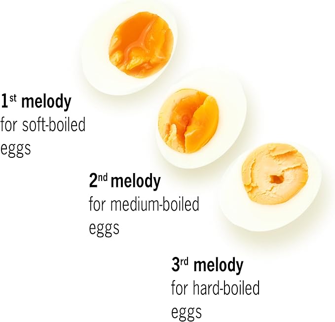 Chicken BeepEgg –Timer for Boiling Eggs – Musical Egg Cooker for Soft, Medium, Hard Boiled Eggs – Food Safe – Singing Floating Timer – Egg Cooker for 3 Levels of Doneness - Brainstream