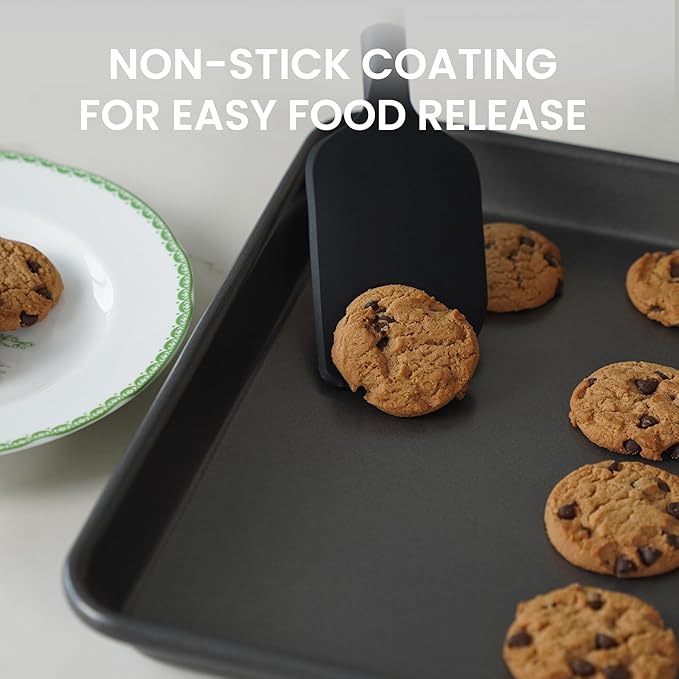 LISI Nonstick Stackable Baking Pans Set, Cookware Sets Baking Tray (13" x 9" (Quarter Sheet))
