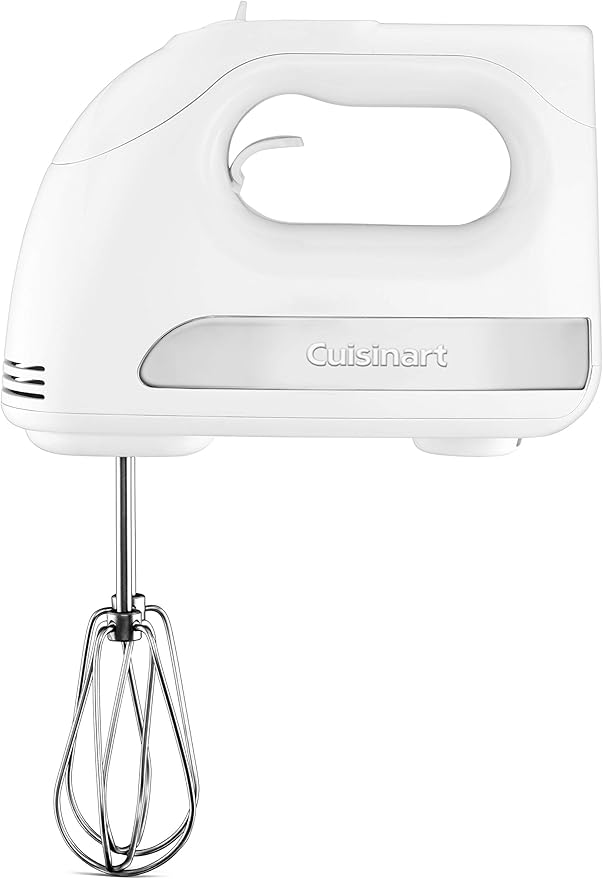 Cuisinart HM-3 Power Advantage 3-Speed Hand Mixer, White