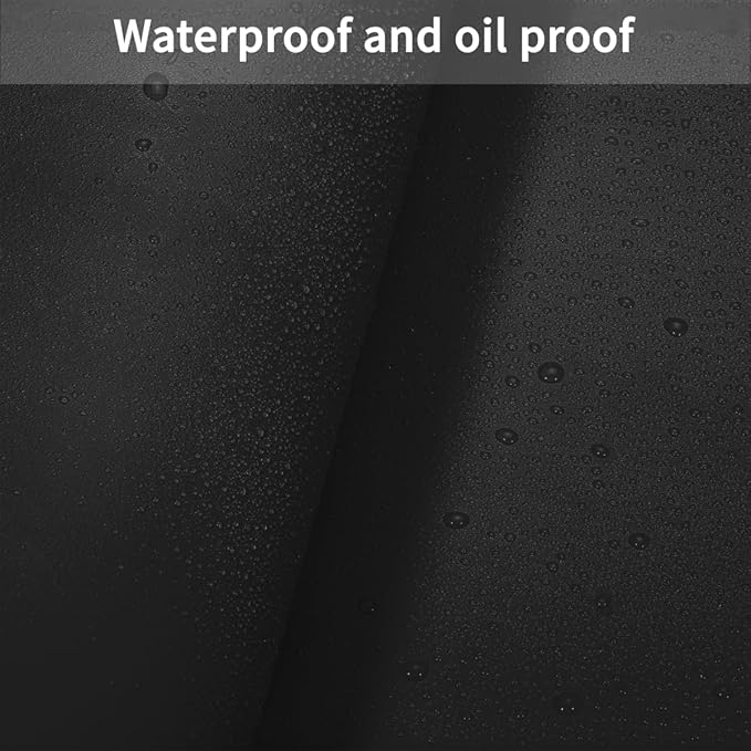 Table Protector Mat - 26x54 Inch Waterproof Easy to Clean Can Conceal Flaws Protector The Table Top from Scratches Used for Coffee Table (Black+Black 26x54)