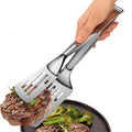 New Kitchen Cooking Tongs, Multifunctional Frying Spatula Features a detachable design, Perfect for Grilling, Cooking, Frying, and Griddling（12.8inch）