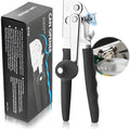 Commercial Can Opener Manual Heavy Duty Stainless Steel Handheld Smooth Edge Can Opener for Seniors for Kitchen