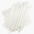 300 Count 4 INCH White Paper Lollipop Sticks,Cake Pop Sticks,Sucker Sticks for Cookies,Rainbow Candy,Chocolate,Cake Topper(Dia 3.5mm)