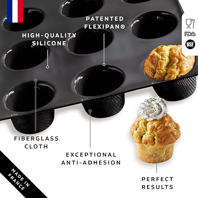 Silpat Flexipan 12 Mini-Muffins Mold