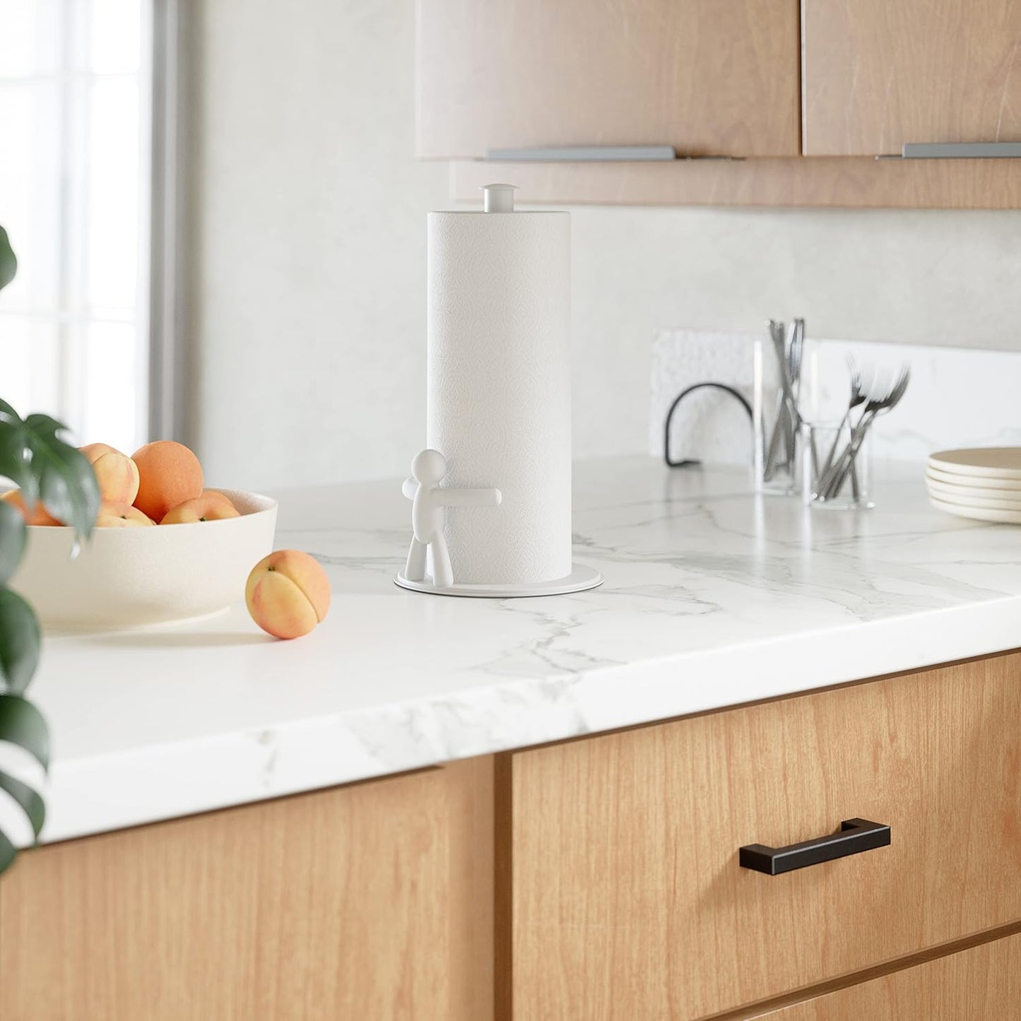 Umbra Buddy Countertop Paper Towel Holder, White