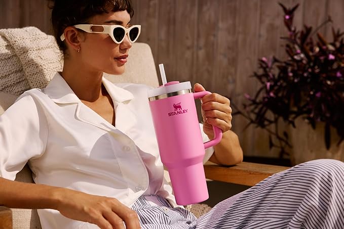 STANLEY Quencher H2.0 Tumbler with Handle and Straw 30 oz | Flowstate 3-Position Lid | Cup Holder Compatible for Travel | Insulated Stainless Steel Cup | BPA-Free | Coastal Teal