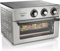 Hamilton Beach Toaster Oven Air Fryer Combo, Includes Bake, Broil, and Toast, Fits 12” Pizza, 1800 Watts, 6 Cooking Modes, Stainless Steel
