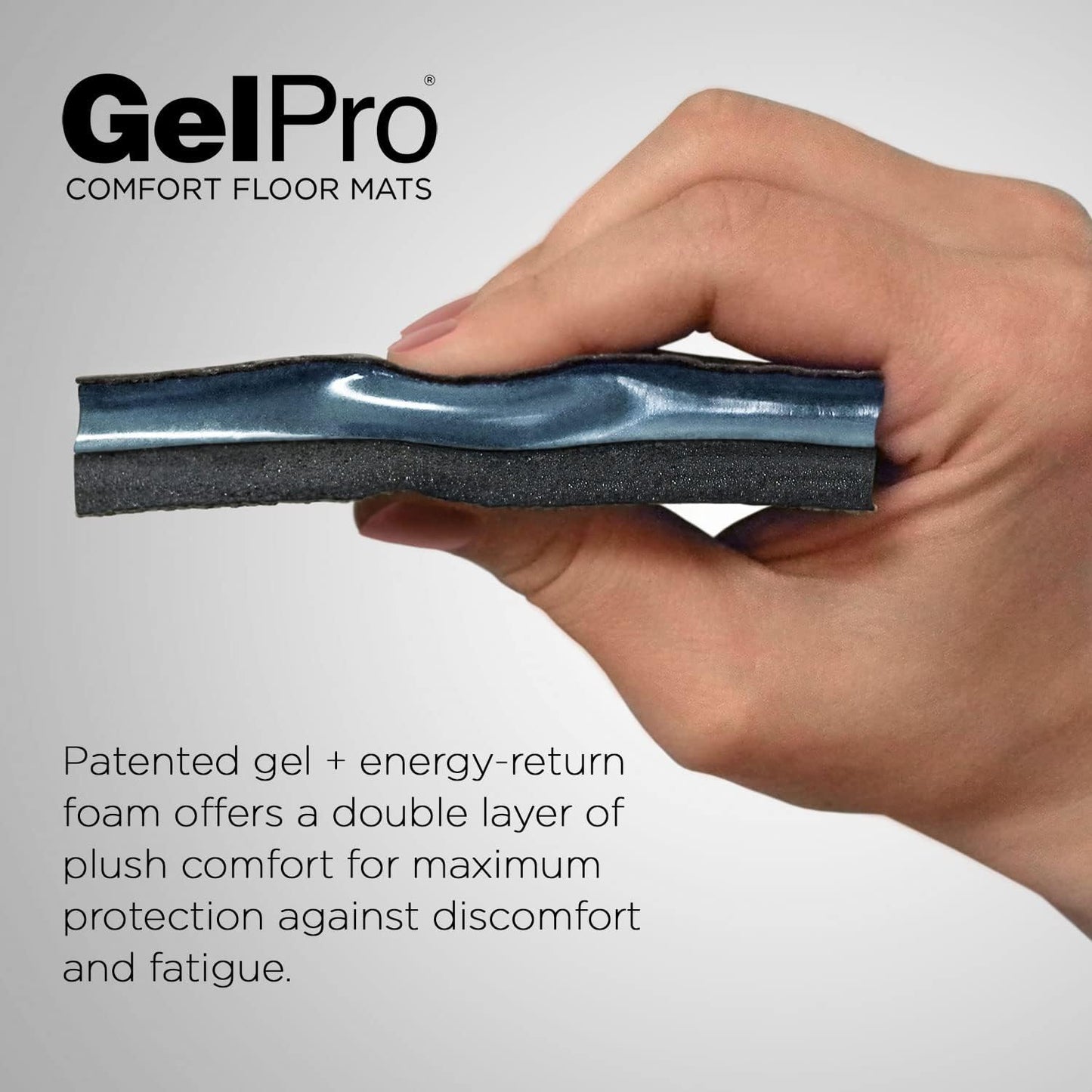 GelPro Elite Premier Anti-Fatigue Kitchen Comfort Floor Mat, 20x72”, Linen Truffle Stain Resistant Surface with Therapeutic Gel and Energy-Return Foam for Health and Wellness