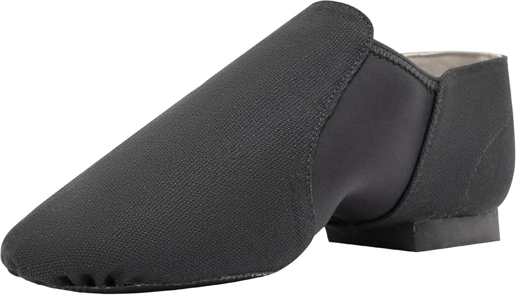 Linodes Unisex 09 Canvas Upper Slip-on Jazz Shoe for Women and Men's Dance Shoes