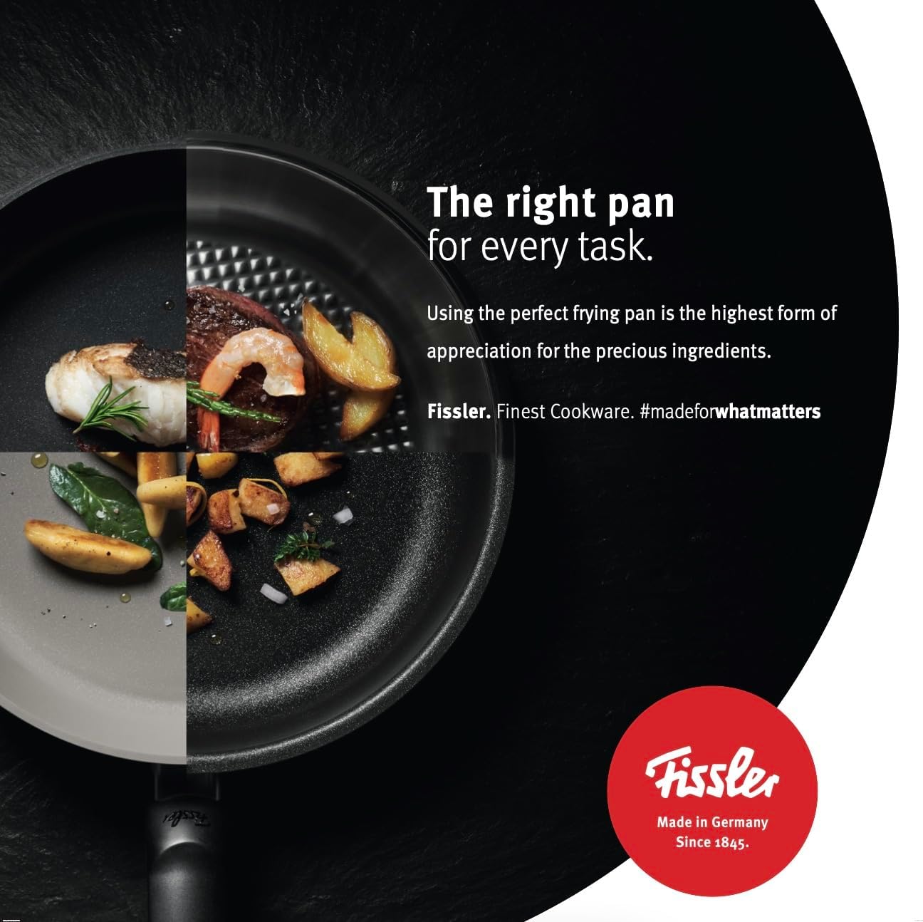 Fissler Comfort 10.2 Inch Glass Lid, Full View Cooking