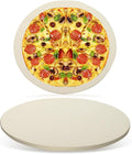 15" Round Pizza Stone for Grill Oven, Heavy Duty Cordierite Baking Stone Cooking Pan, Durable Large Pizza Grilling Stone, Ideal for Grilling Baking Several Sizes of Pizzas