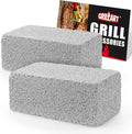 GRILLART Griddle Cleaning Kit for Blackstone, Flat Top Grill Cleaning Stone 2 PCS