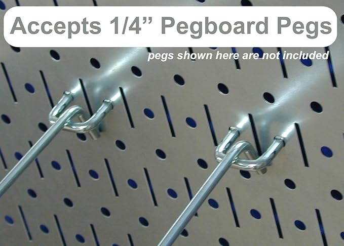 Wall Control Kitchen Pegboard Organizer Pots and Pans Storage Rack Organization Kit with Green Pegboard and White Accessories