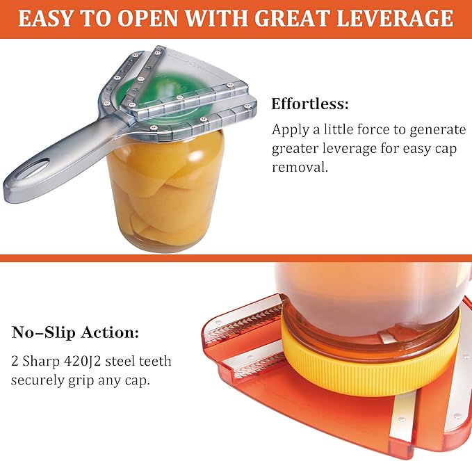 Jar Opener for Weak Hand & Seniors with Arthritis,Easy Twist Off Bottle Caps,Patent | Unique Kitchen Gadgets, Christmas Gifts for Elderly/Women/Men (Green)