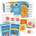 BāKIT Box Hexagon Honeycomb Sugar Cookie Decorating Kit – STEM Baking Gift for Kids Ages 5–12, Homeschool Geometry & Bee Habitat Activities, Educational Cookie Kit for Boys & Girls