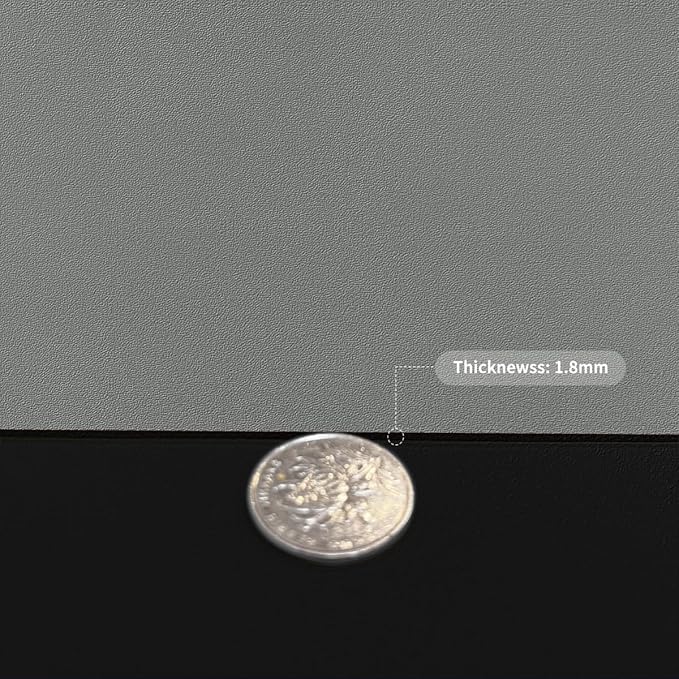 Nightstand Protector Top - 14x30 Inch Waterproof Easy to Clean Can Conceal Flaws Protector The Table Top from Scratches Used for Dining (Black+Gray 14x30)