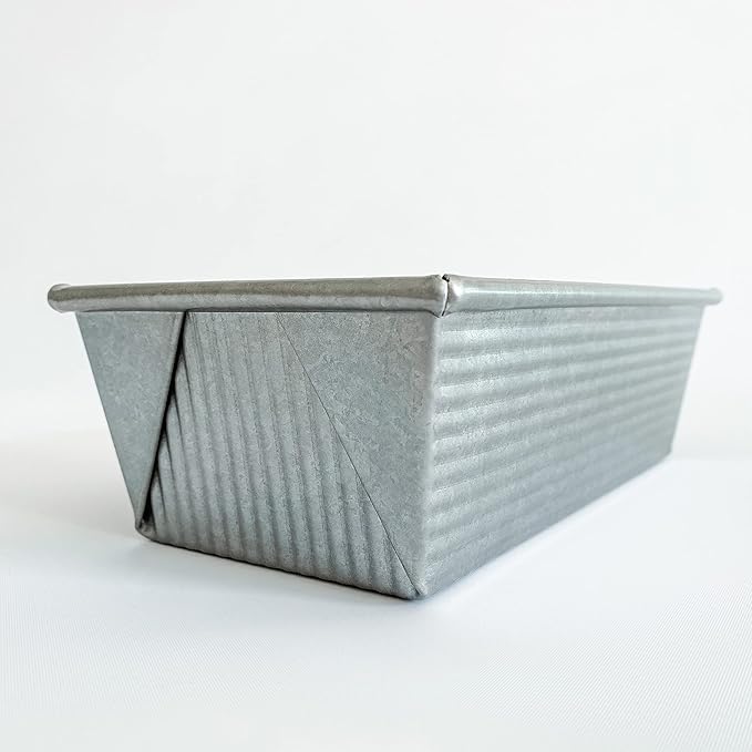 USA Pan 1145LF Bakeware Aluminized Steel 1.25 Lb Loaf Pan, Medium, Silver
