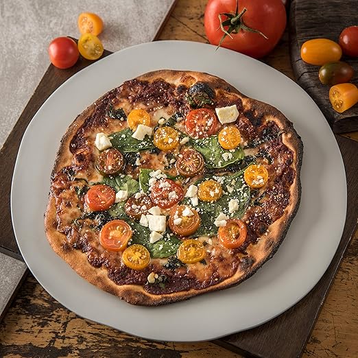 Carlisle FoodService Products Ridge Reusable Plate Rimless Plate for Home and Restaurant, Melamine, 11 Inches, Cement, (Pack of 12)