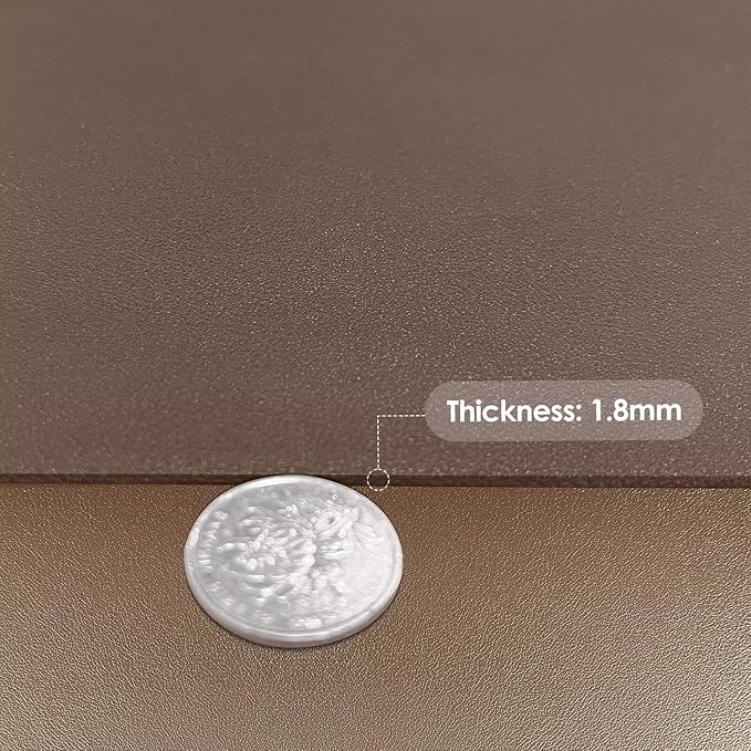 Vanity Cover Top Protector - Can Be Used On Both Sides Waterproof and Easy to Clean Good Flatness Used for Dresser Table(Mud Color+Champagne Gold 10x60)